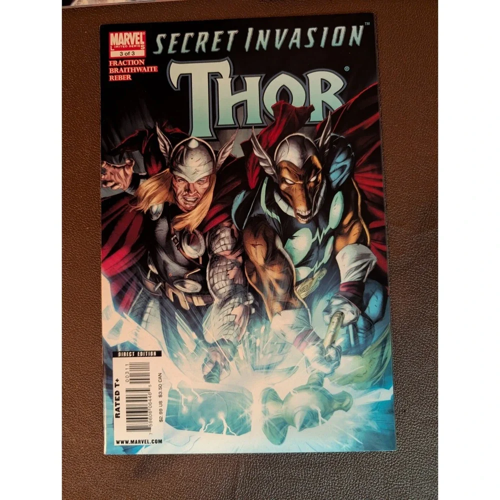 SECRET INVASION: THOR (2008) #1-3 COMPLETE SET LOT FULL RUN BETA RAY BILL MARVEL
